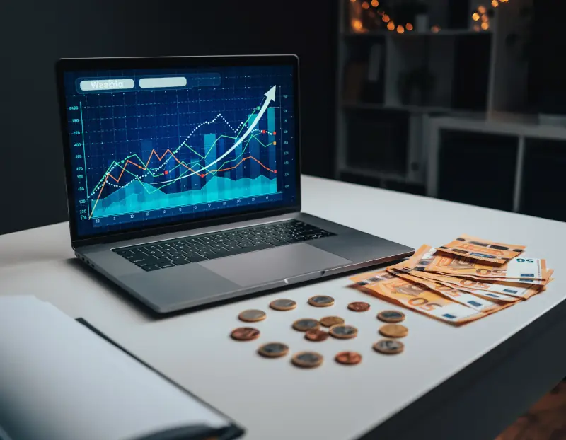 Visualisierung der Investition in eine professionelle Handwerker-Website