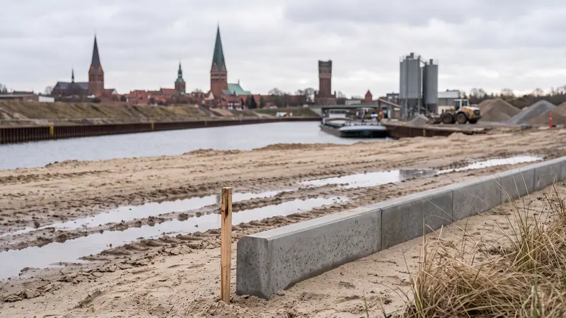 Webdesign Lüneburg: Kanalhafen und Gewerbeflächen im Südosten, Websites für umziehende Betriebe