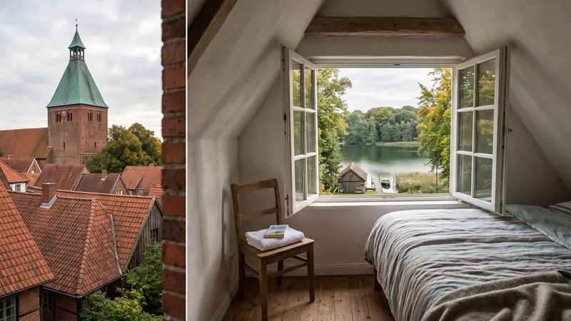 Webdesign Mölln: Gästezimmer mit Blick auf den Stadtsee – Websites für die 15 Beherbergungsbetriebe der Stadt