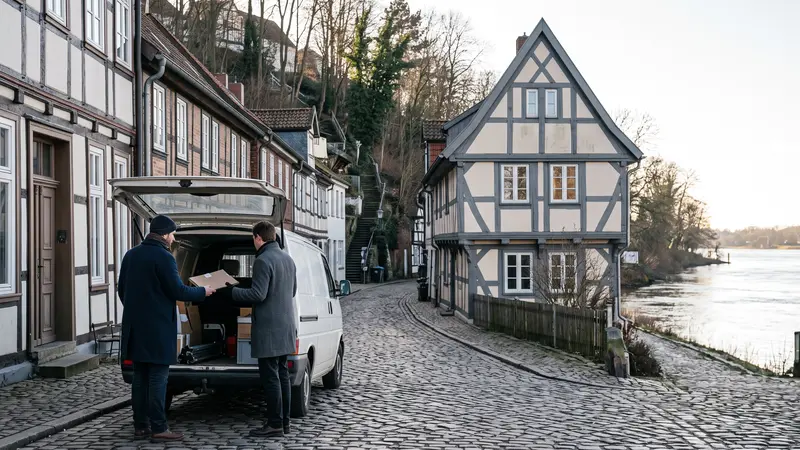 Webdesign Schleswig-Holstein: Projektübergabe in der Elbstraße in Lauenburg an der Elbe unter dem Geesthang