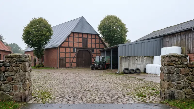 Webdesign Witzeeze: Hofanlage an der Dorfstraße – Websites für Betriebe in Witzeeze ohne Gewerbegebiet