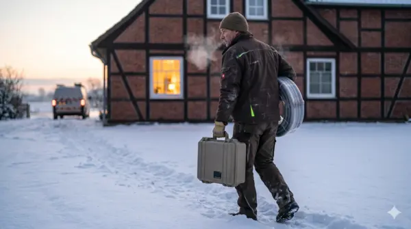 Website für Handwerker - SHK-Notdienst im Winter, wer sichtbar ist wird zuerst gerufen