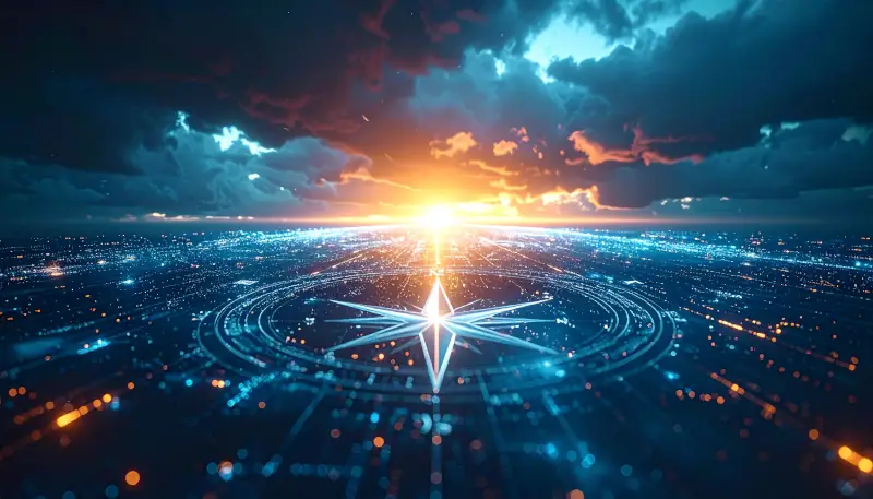 Visualisierung einer erfolgreichen SEO-Strategie als aufsteigender Pfad