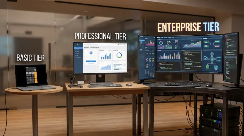 Übersicht der Kostenkategorien für individuelle Softwareentwicklung