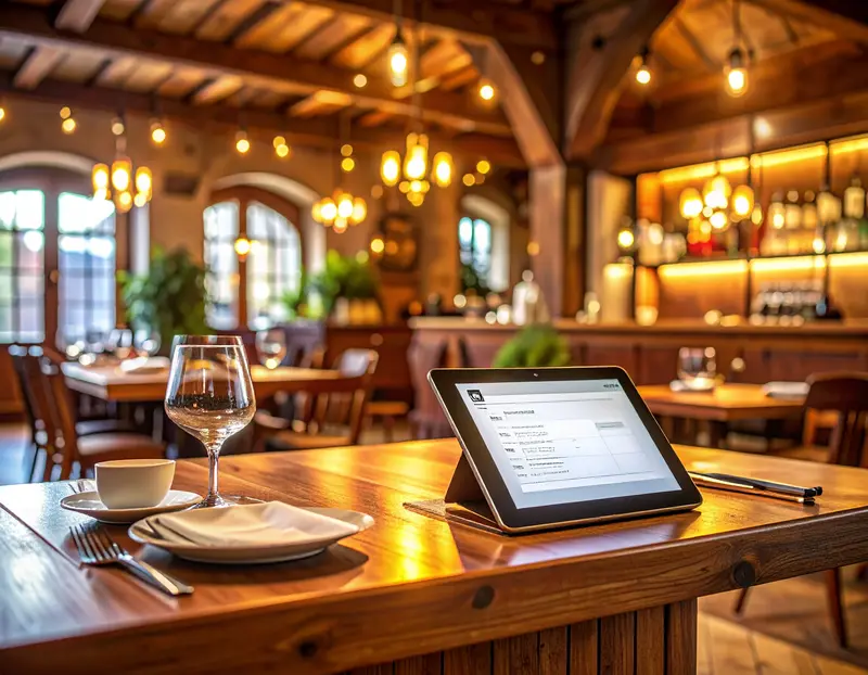 Restaurant Website erstellen lassen - modernes Gastronomie-Ambiente mit digitaler Speisekarte