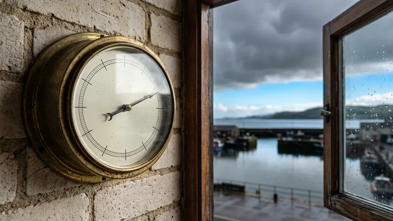 Messingbarometer zeigt steigenden Druck vor dem Wetterumschwung – SEO-Wirkung in der Search Console messen