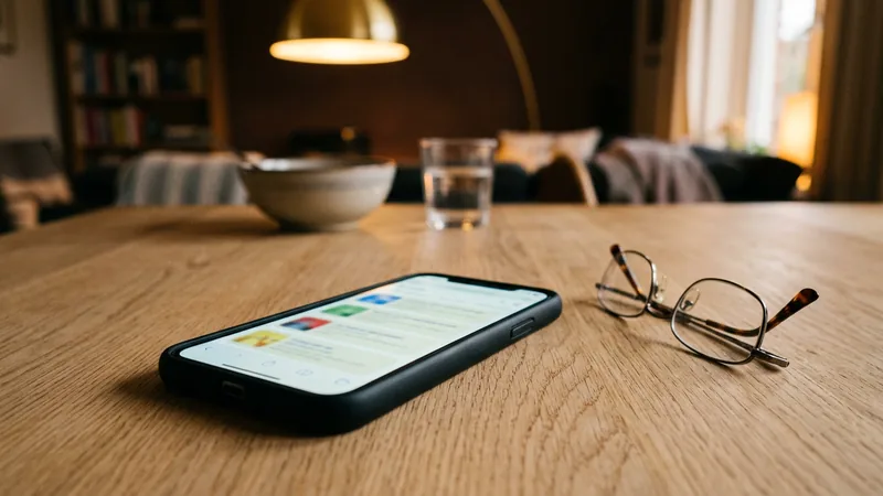 Smartphone mit Trefferliste auf dem Tisch – wie lange dauert SEO von der ersten Impression bis zum ersten Klick