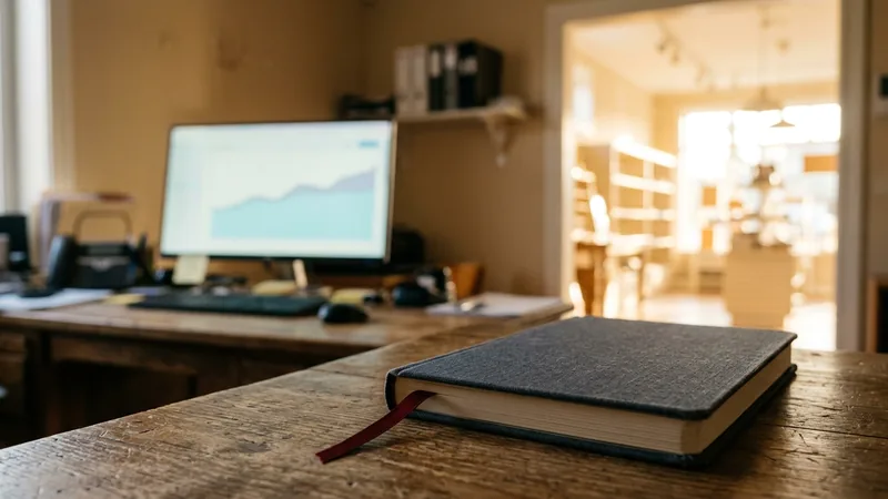 Monitor mit Leistungsbericht im Büro eines Ladens – Fortschritt messen, bevor SEO die ersten Anfragen bringt