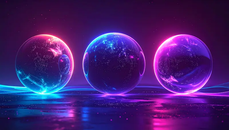 Visualisierung der drei Core Web Vitals Metriken LCP, INP und CLS mit Zielwerten (Abstraktion)