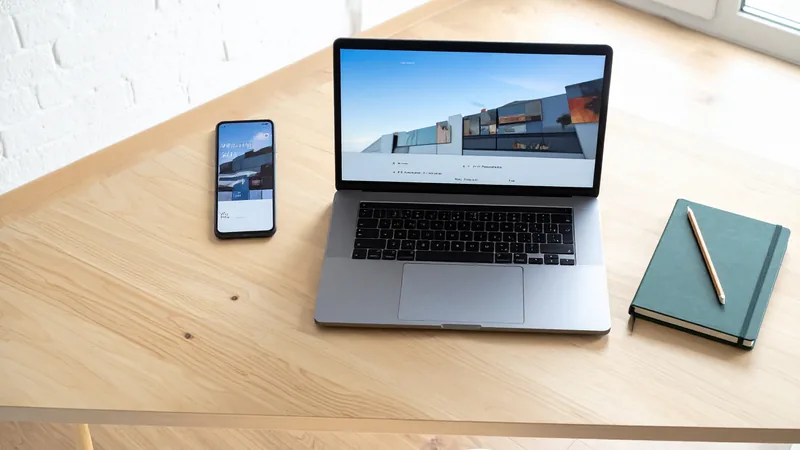 Smartphone und Laptop mit derselben Website – WordPress langsam: Ladezeit mobil und am Desktop getrennt messen