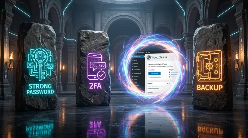 WordPress Login funktioniert nicht vermeiden - Passwort-Manager, Zwei-Faktor-Authentifizierung und Backup als Schutzmaßnahmen