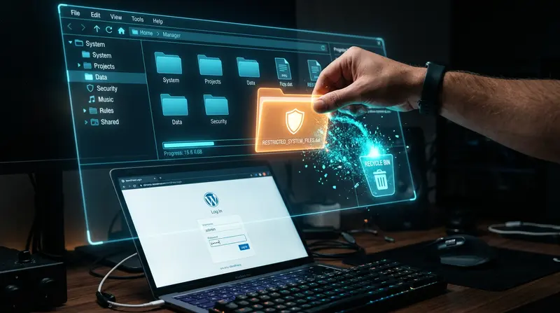 WordPress Login funktioniert nicht - Sicherheitsplugin per FTP-Ordnerumbenennung deaktivieren und Zugang wiederherstellen